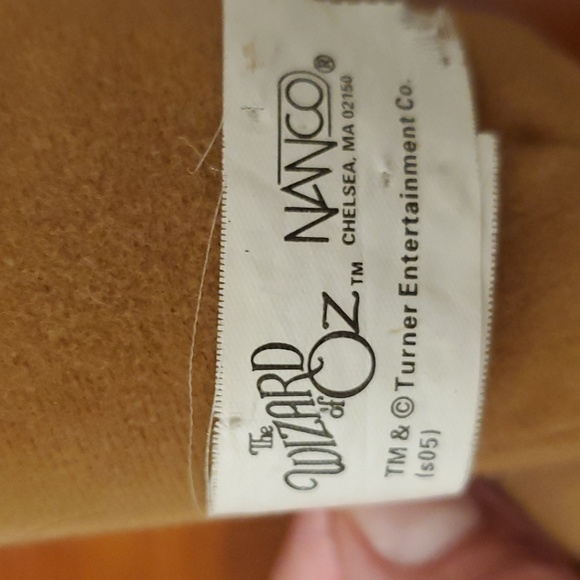 The Wizard of Oz Cowardly Lion Plush Vintage NOS Licensed by Nanco - Picture 6 of 10